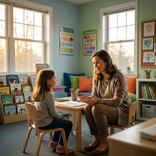 Children in structured after-school program