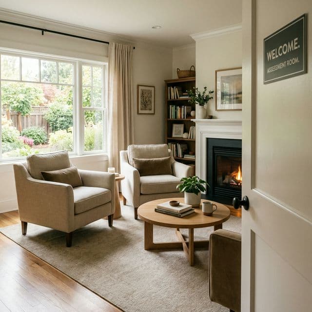 Patient checking in at the front desk