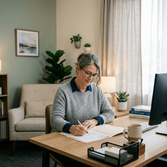 Person arriving at an emergency room for evaluation